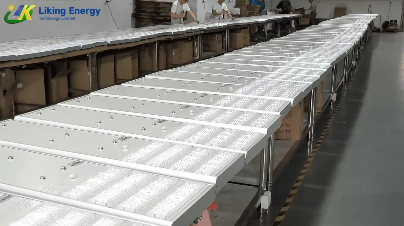 Liking-M60W kos efektif All-In-One suria jalan cahaya