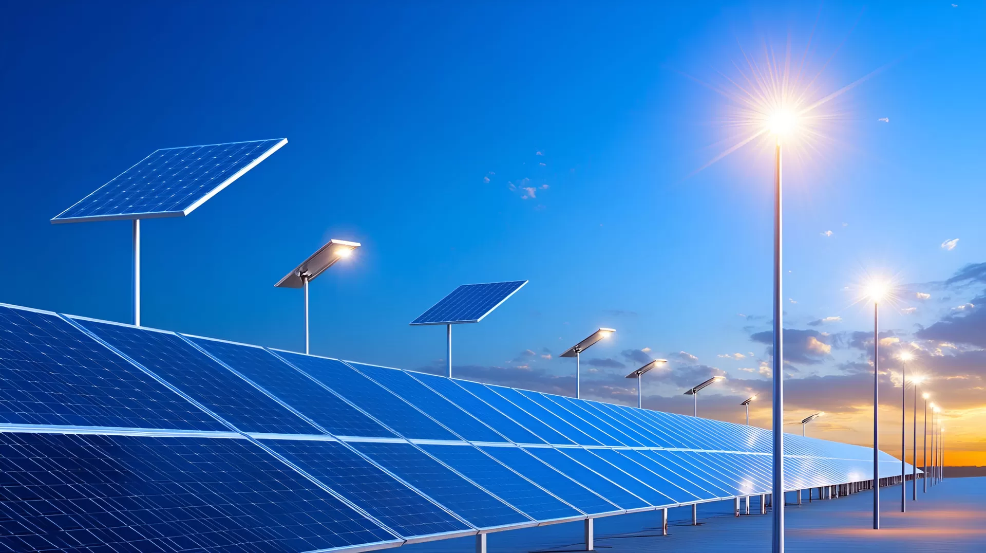 Penyelesaian lampu jalan suria